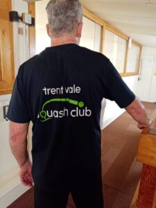 Chris modelling his Trent Vale T-Shirt!